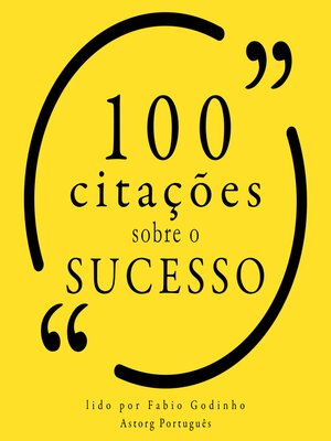 cover image of 100 citações sobre sucesso